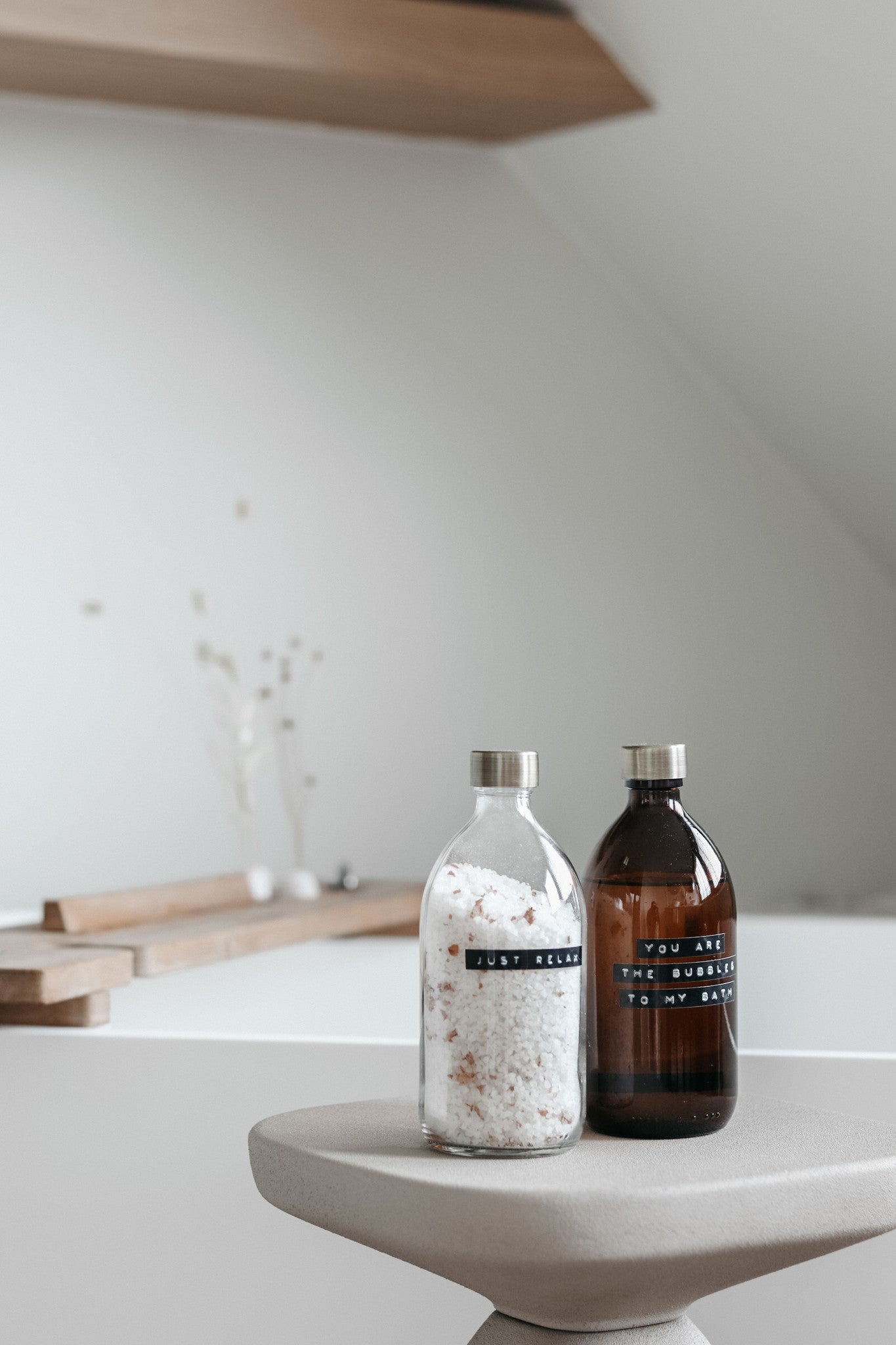 Wellmark - bath soap amber/brass bamboo 500ml - you are the bubbles