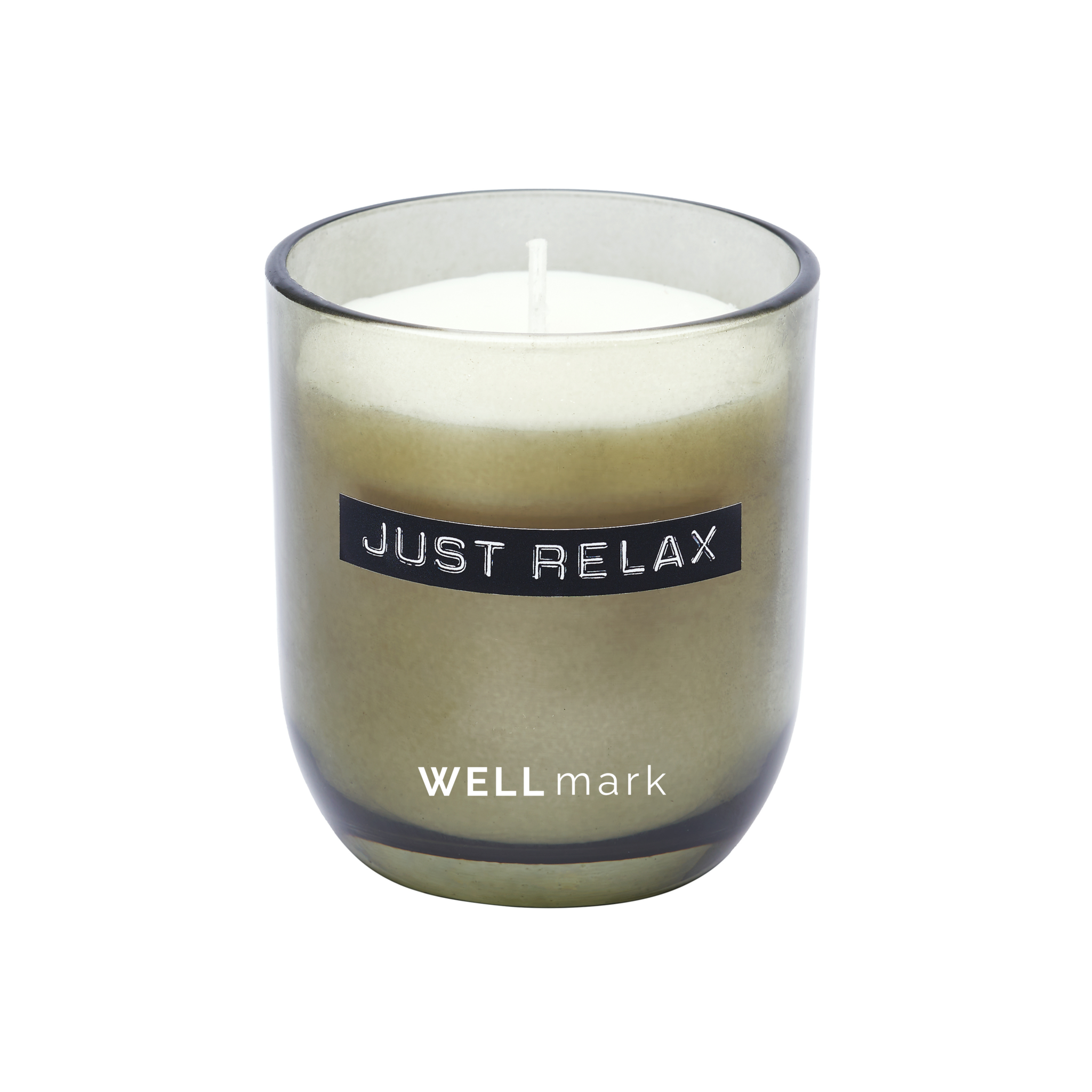 Wellmark - candle jar dark amber - smokey black