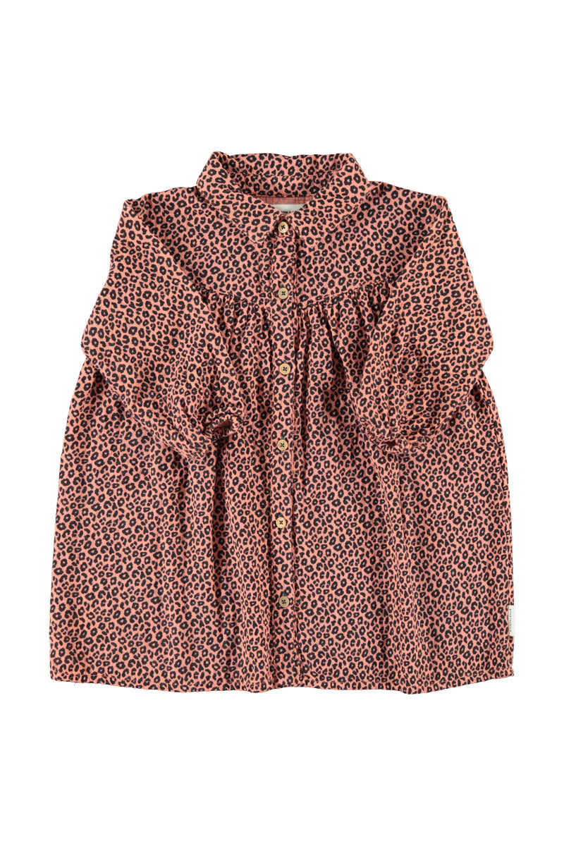 Piupiuchick - short dress pink with animal print