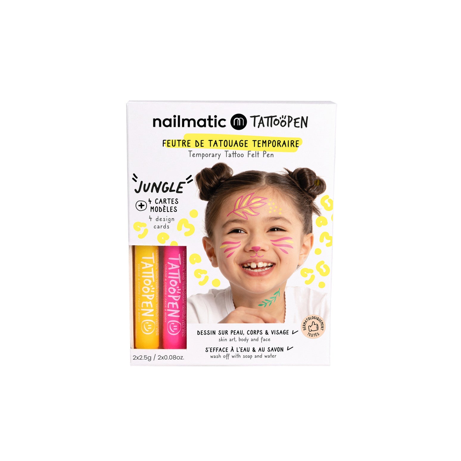 Nailmatic - set van 2 tattoo pennen - jungle