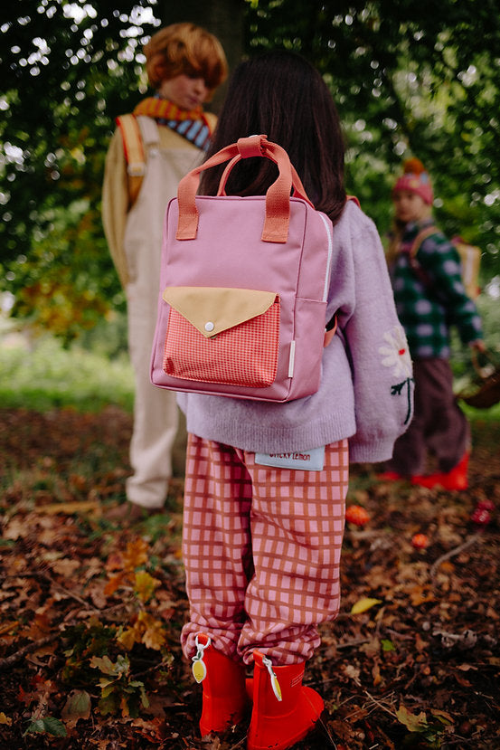Sticky Lemon - rugzak small enveloppe - rosebay pink