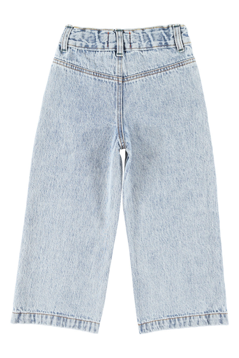 Piupiuchick - flare trousers - light blue denim