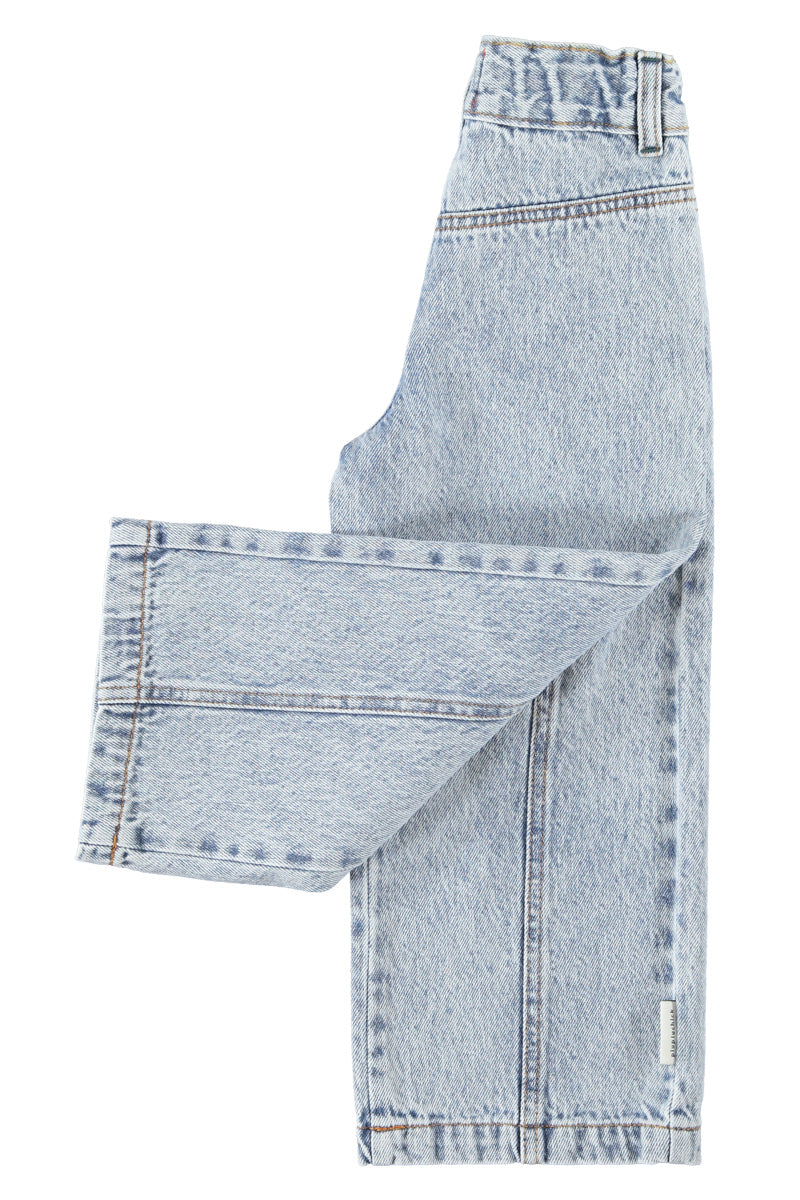 Piupiuchick - flare trousers - light blue denim