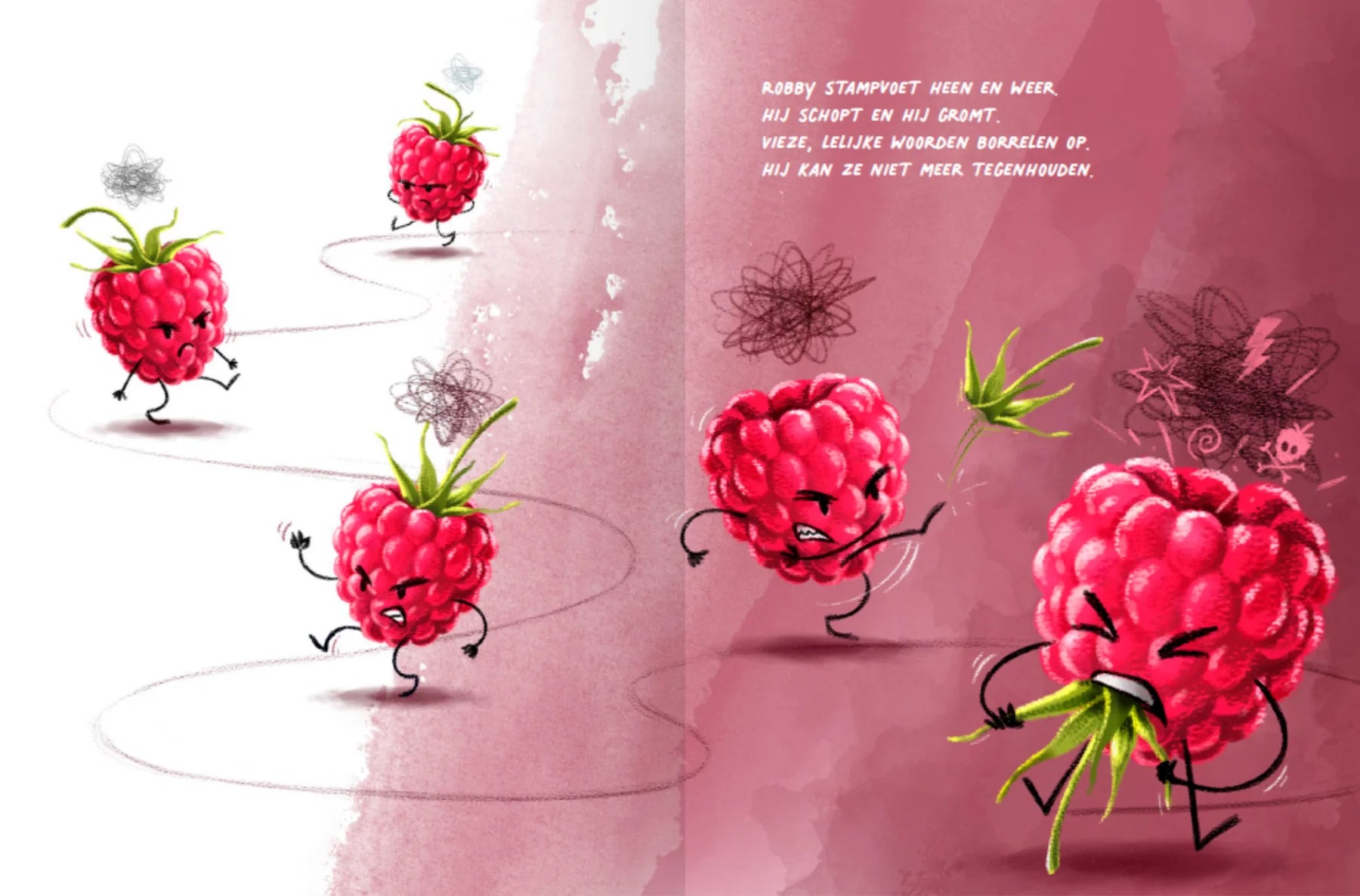 Höngry - boek - framboos is boos