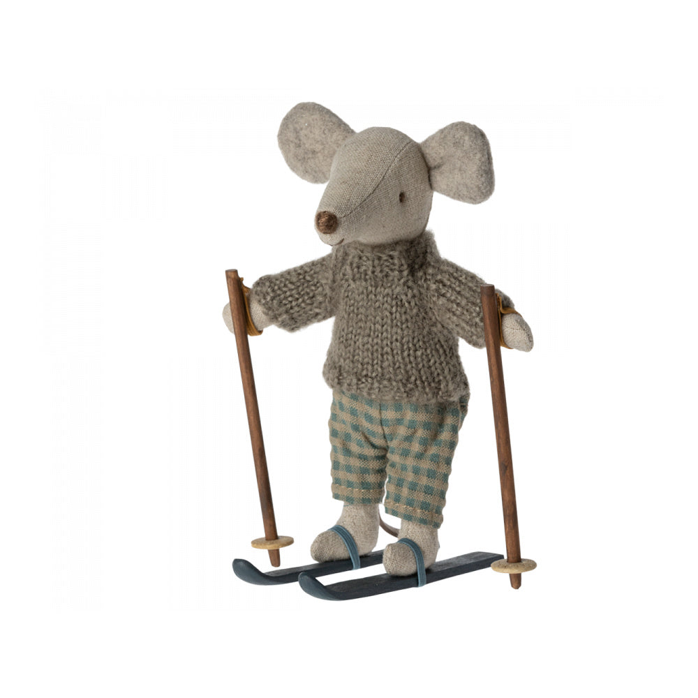 Maileg - winter muis met ski - grote broer