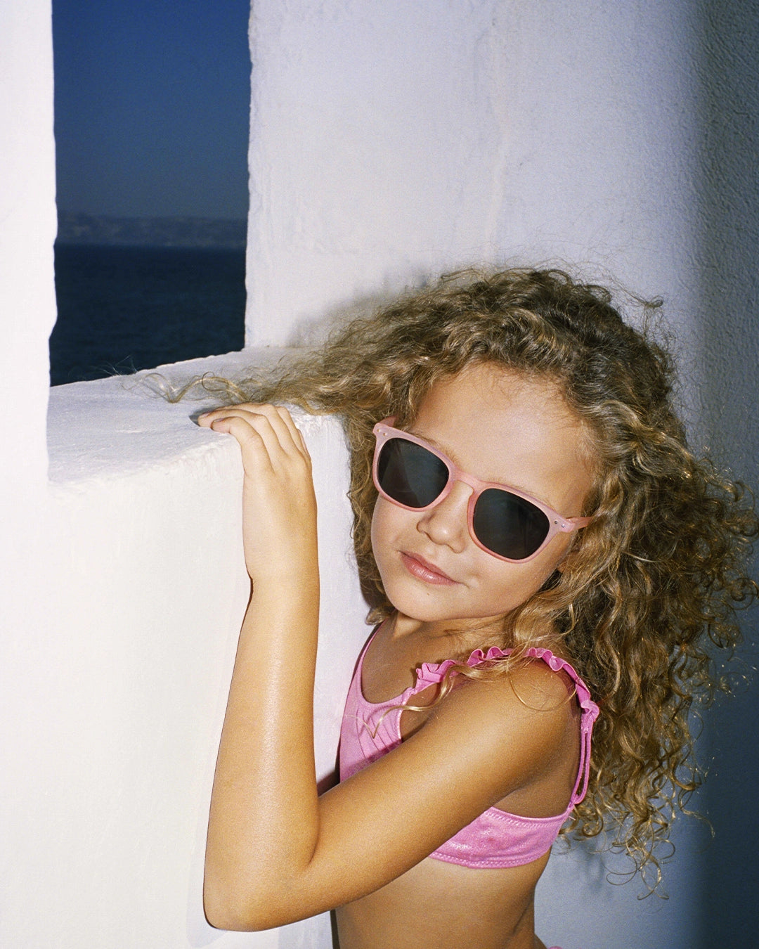 IZIPIZI - zonnebril #E junior (5-10jr) - pink