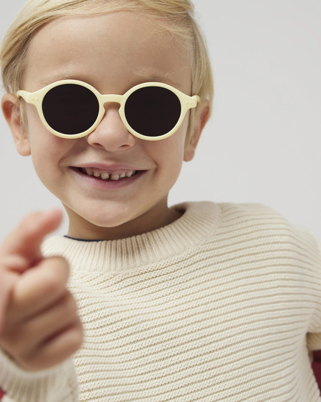 IZIPIZI - zonnebril #D kids plus (3-5jr) - lemonade