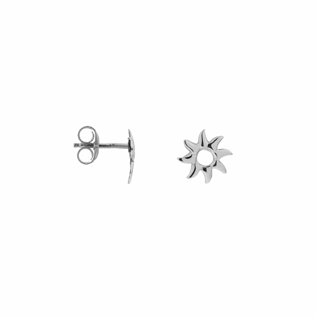 Label Kiki - wavy sun silver