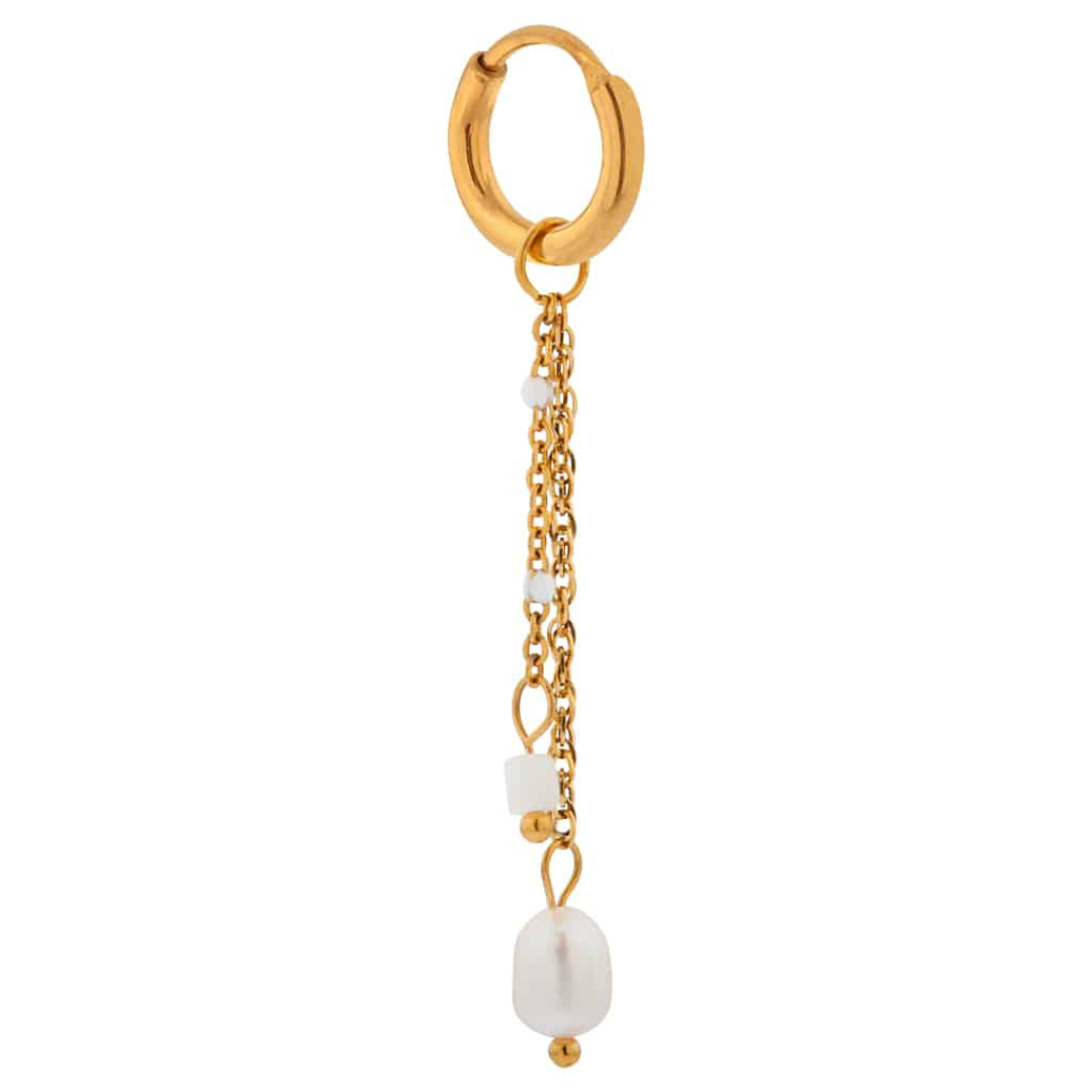 Label Kiki - mermaid tail hoop gold