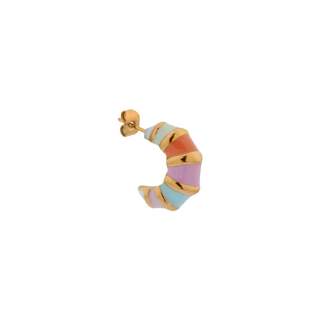 Label Kiki - zoof hoop gold