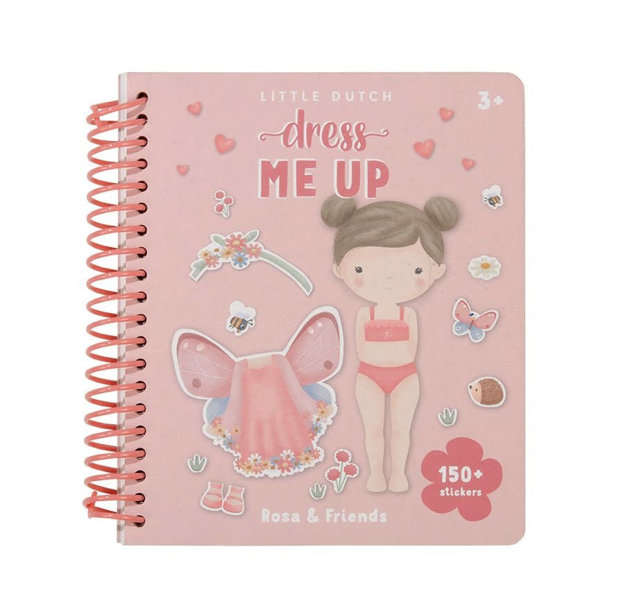 Little Dutch - aankleed- & stickerboek - Rosa & friends