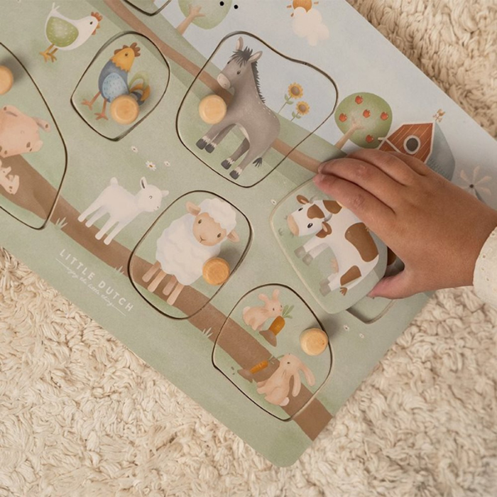 Little Dutch - geluidenpuzzel - little farm