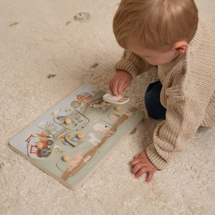 Little Dutch - geluidenpuzzel - little farm