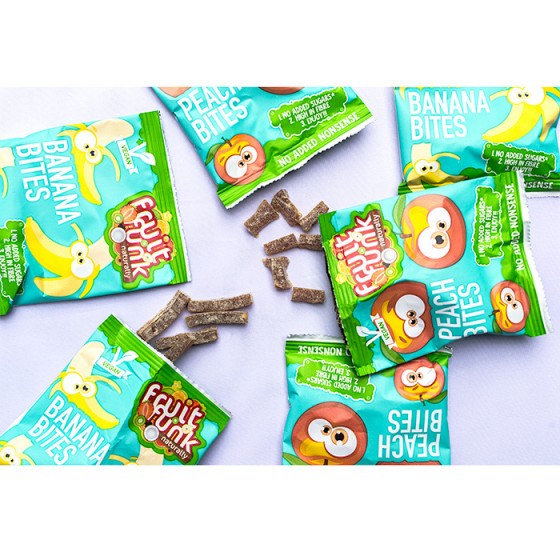 Fruitfunk - fruit bites 10st - banana peach
