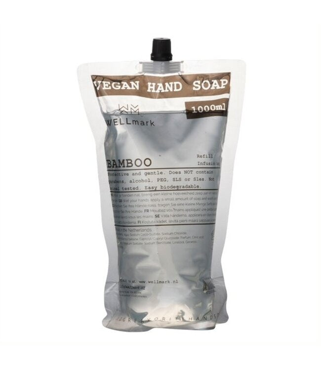 Wellmark - refill hand soap bamboo 1L