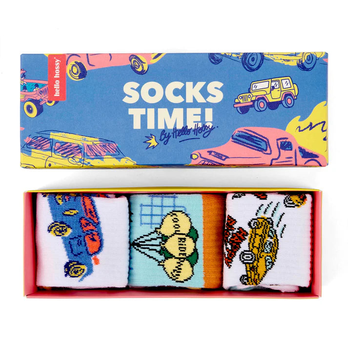 Hello Hossy - pack of socks - cars