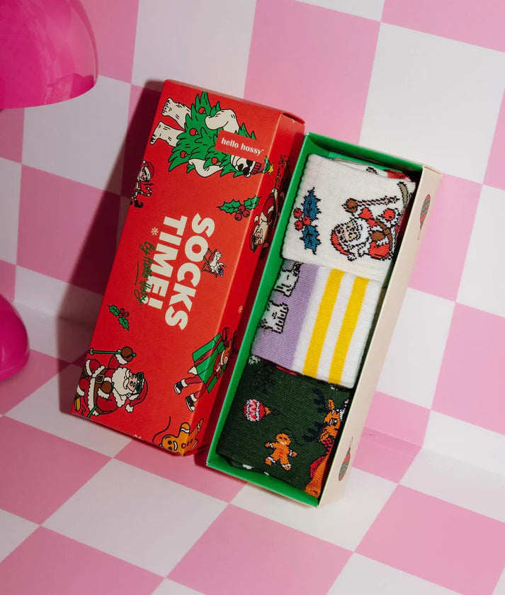 Hello Hossy - pack of socks - christmas