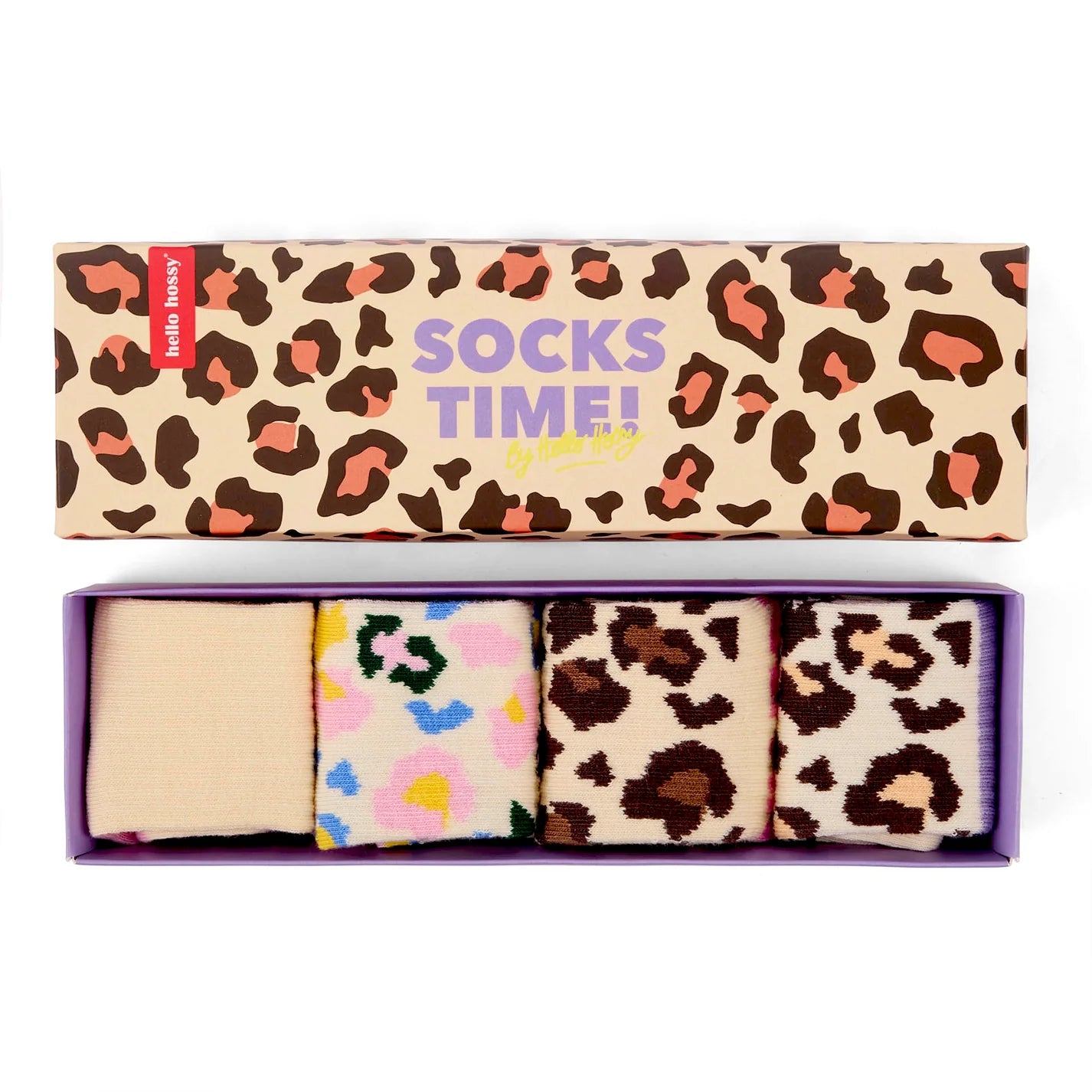 Hello Hossy - pack of socks - leopard