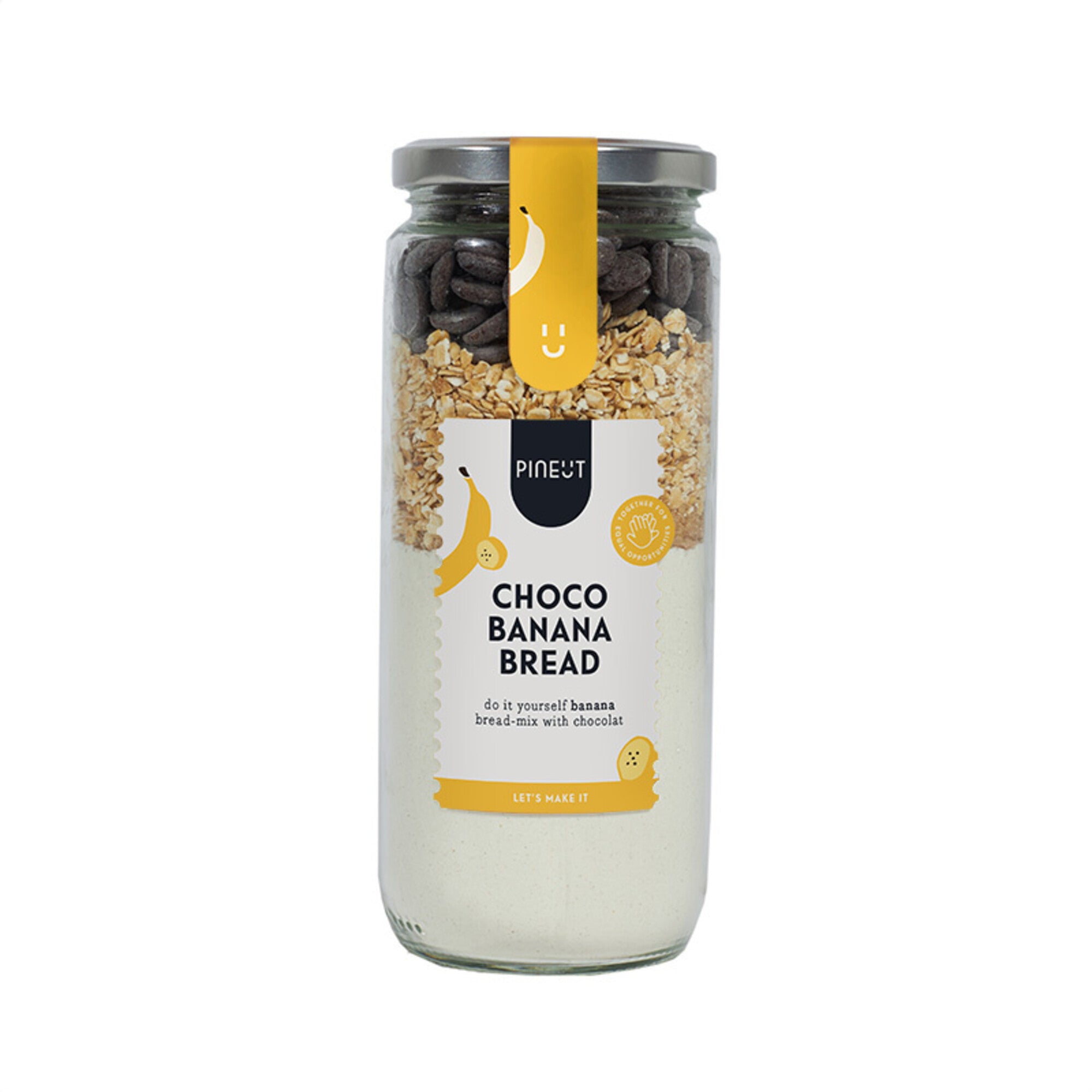 Pineut - cake jar - choco banana bread