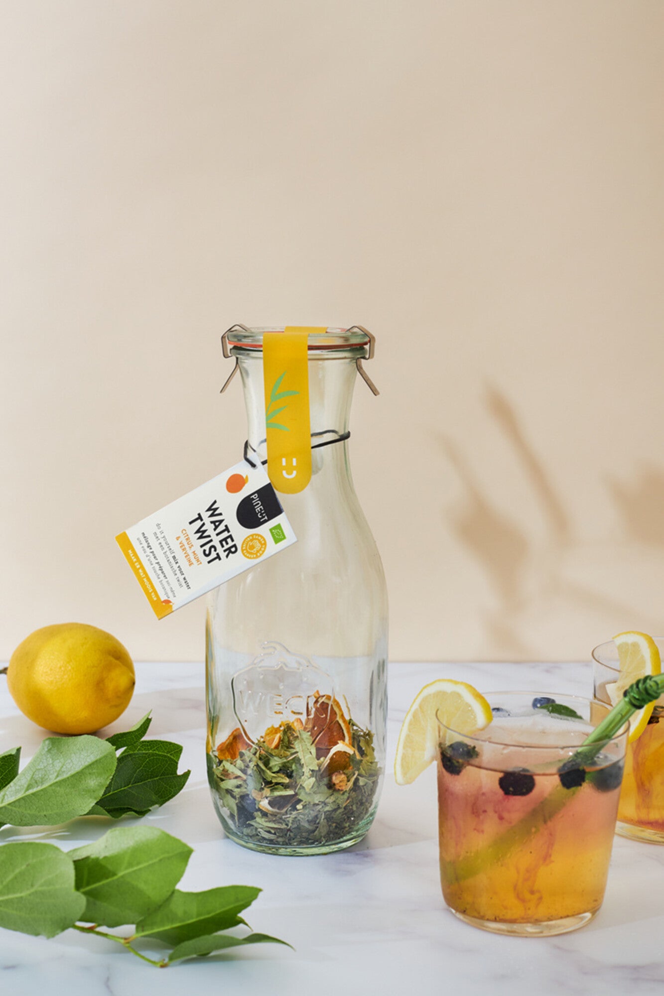 Pineut - watertwist carafe - citrus mint verbena bio