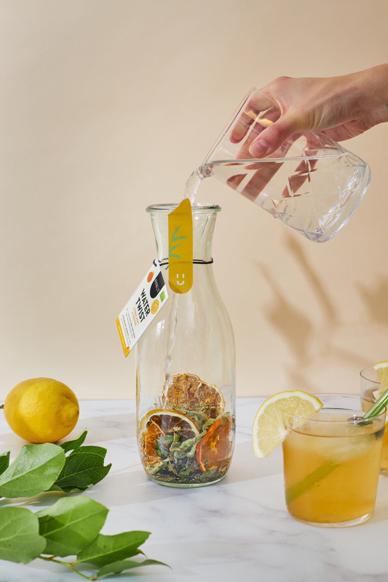 Pineut - watertwist carafe - citrus mint verbena bio