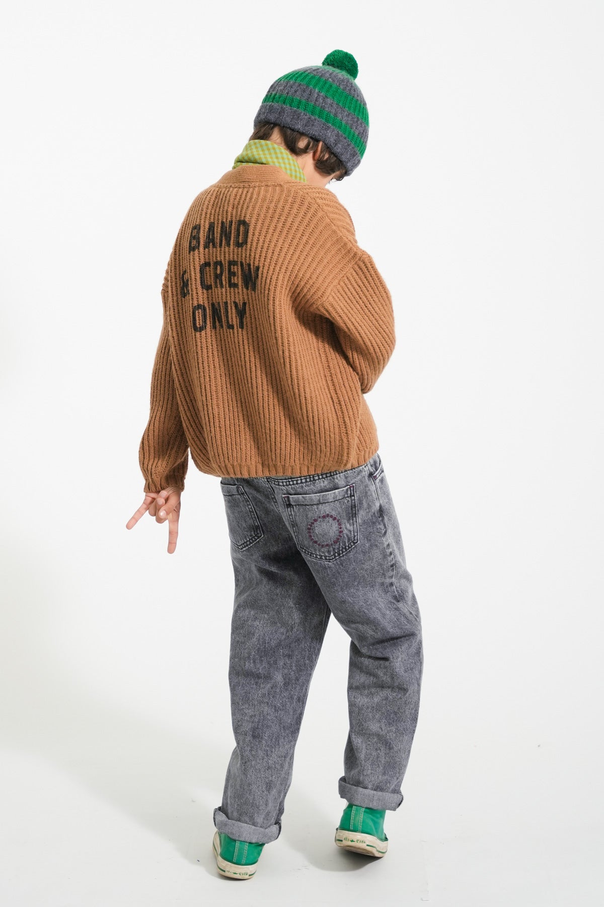 Piupiuchick - unisex trousers - washed black denim