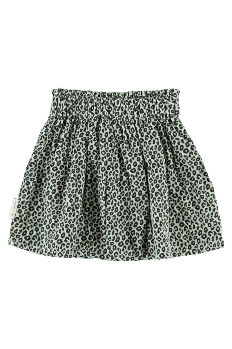 Piupiuchick - short skirt - mint green with anima print