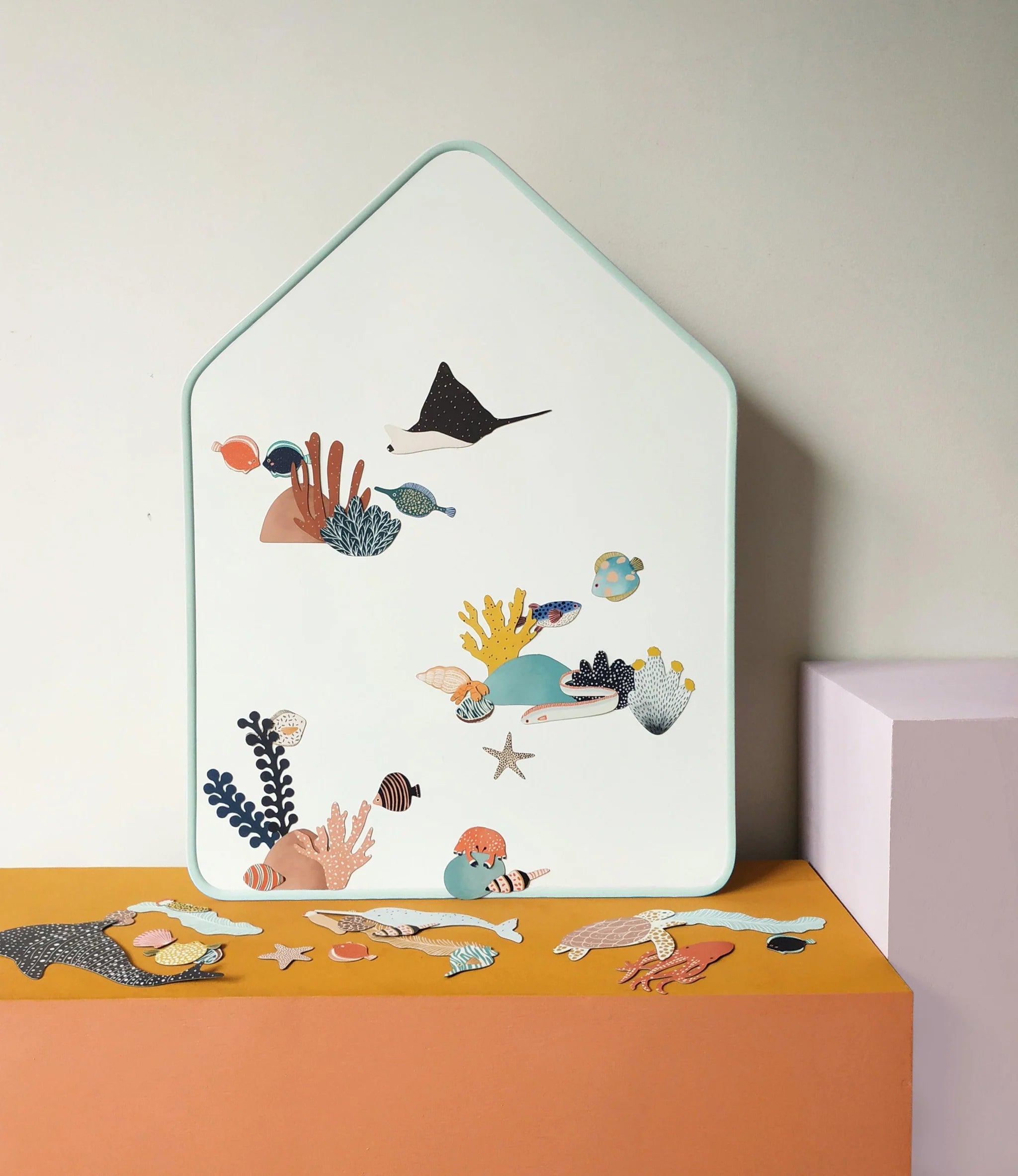 Ma Cabane à Rêves - school magneetbord - opaline