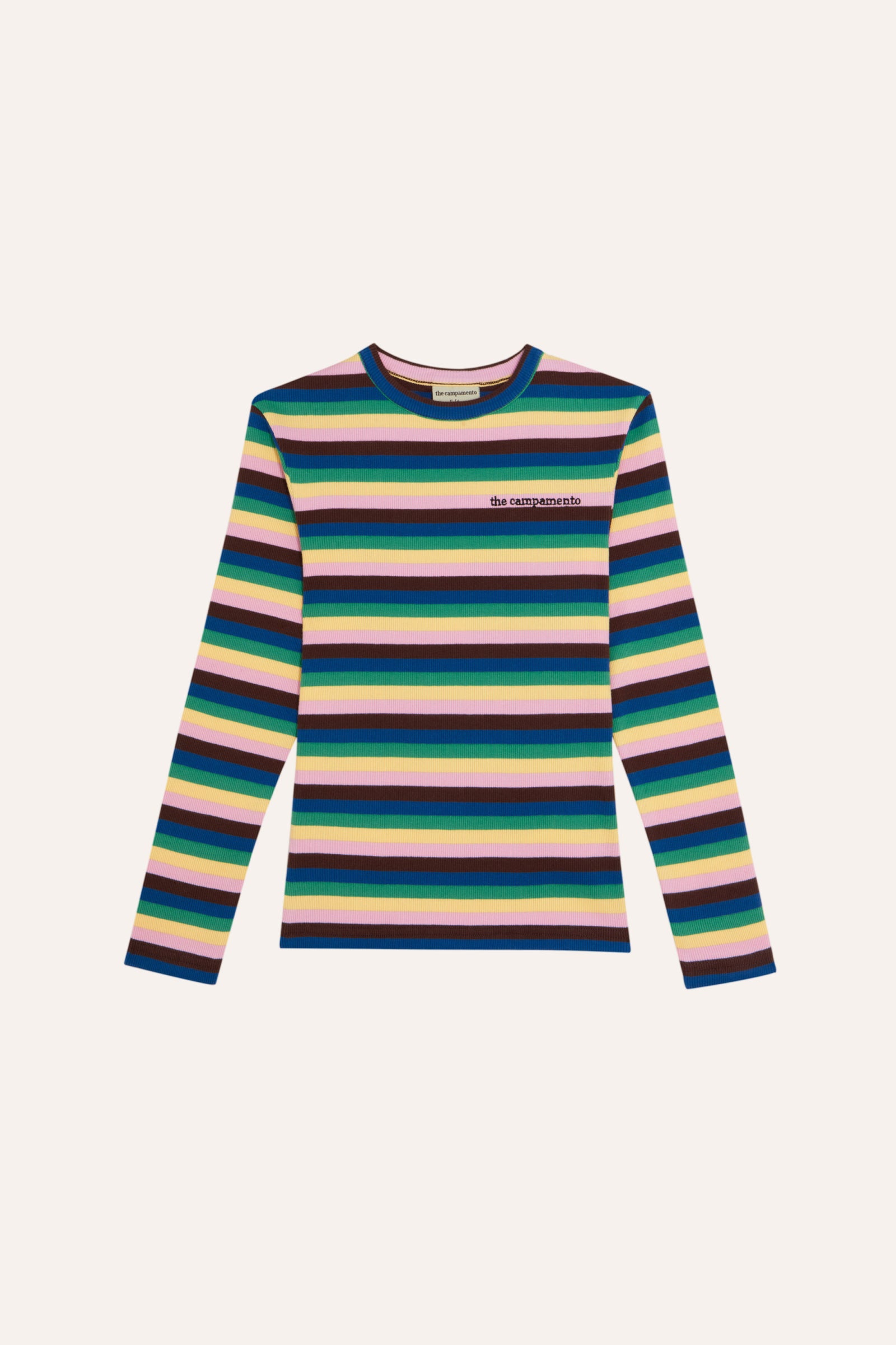 The Campamento - multicolor stripes tshirt