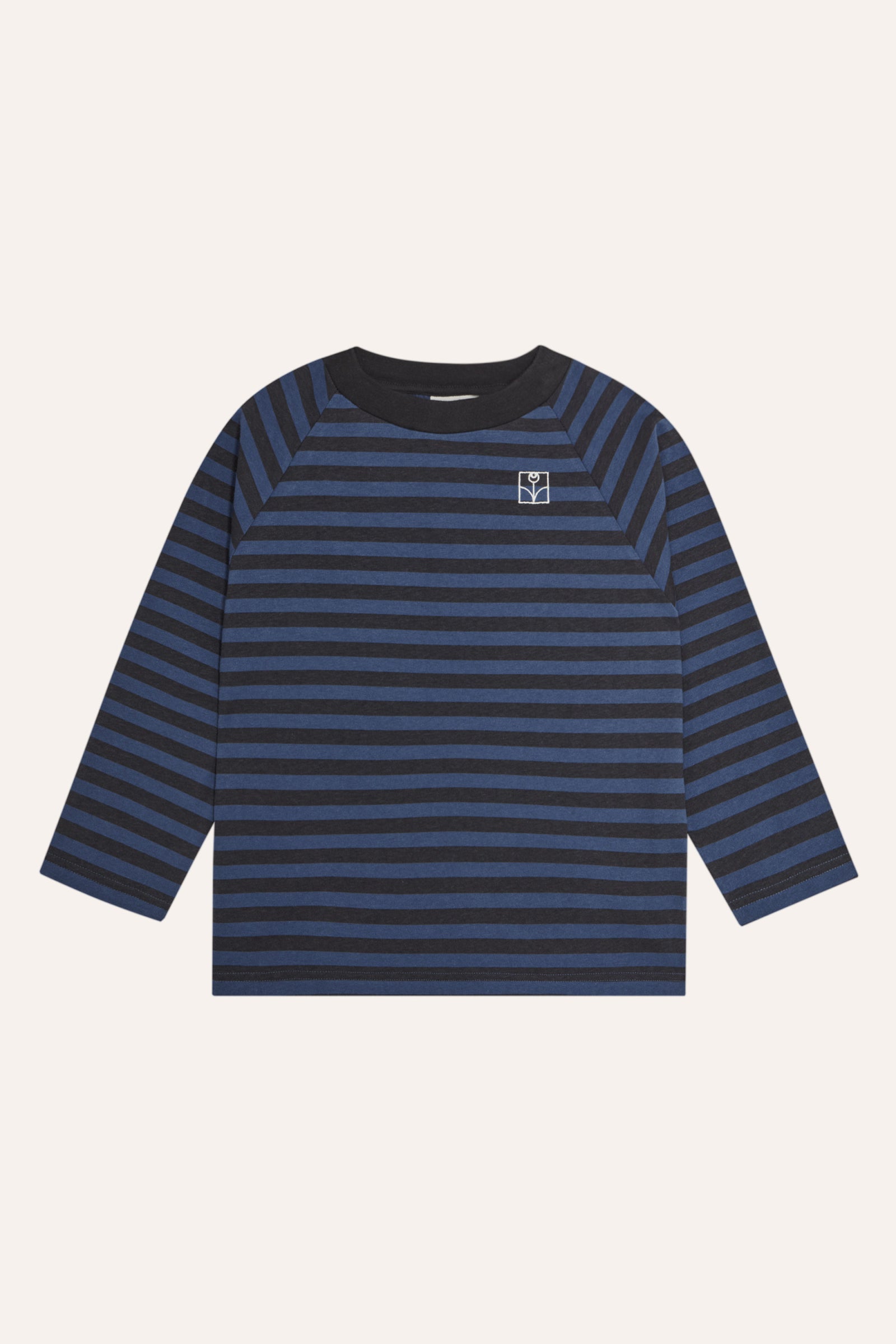 The Campamento - blue and grey stripes tshirt