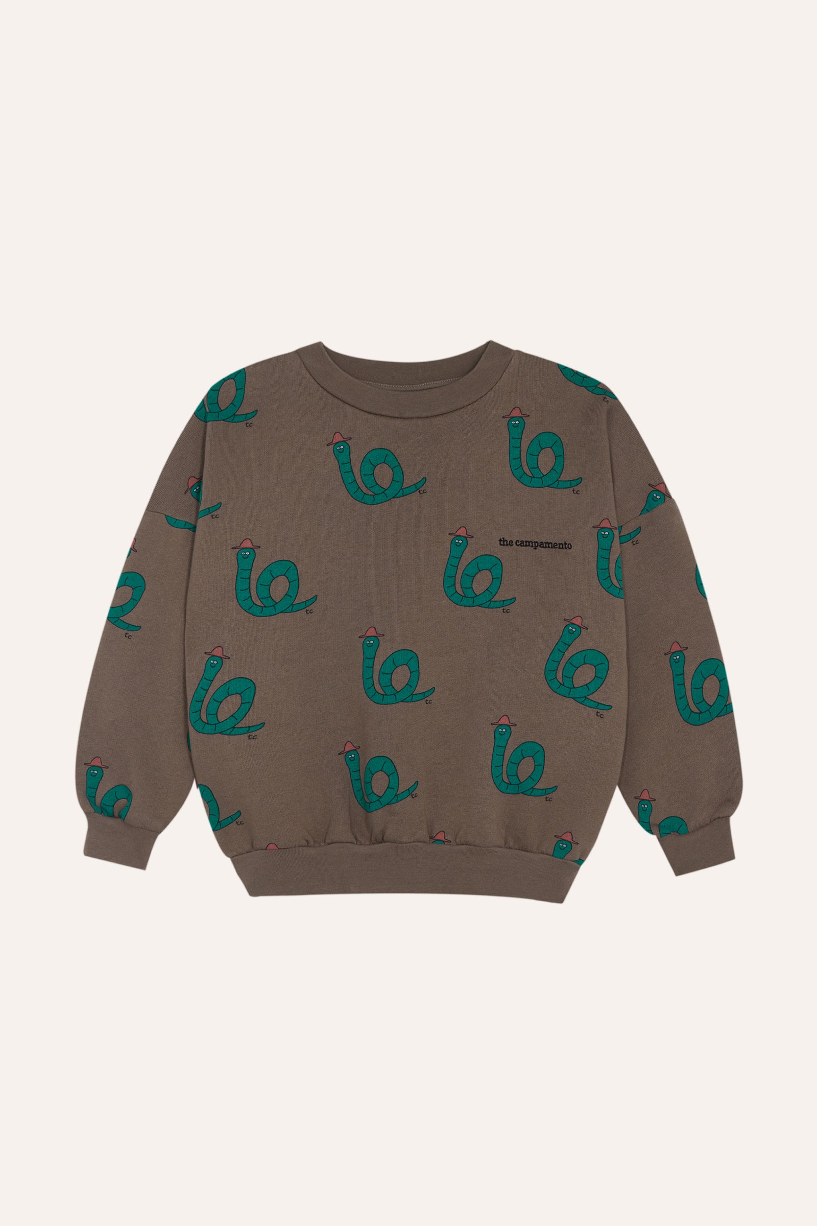 The Campamento - snakes brown sweatshirt