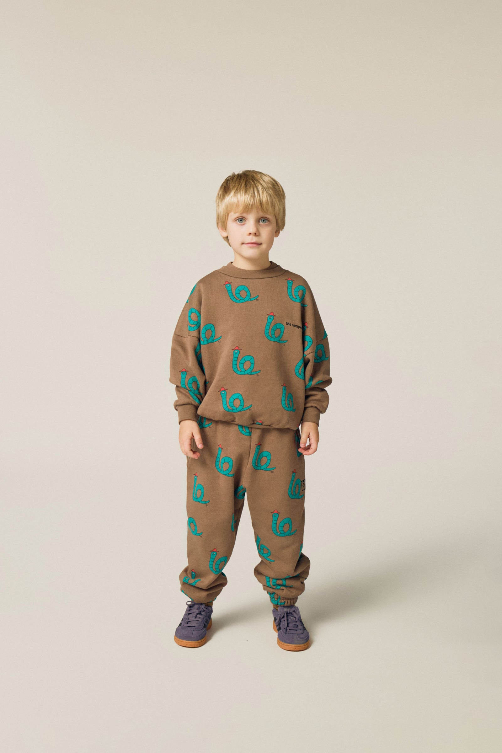 The Campamento - snakes brown sweatshirt