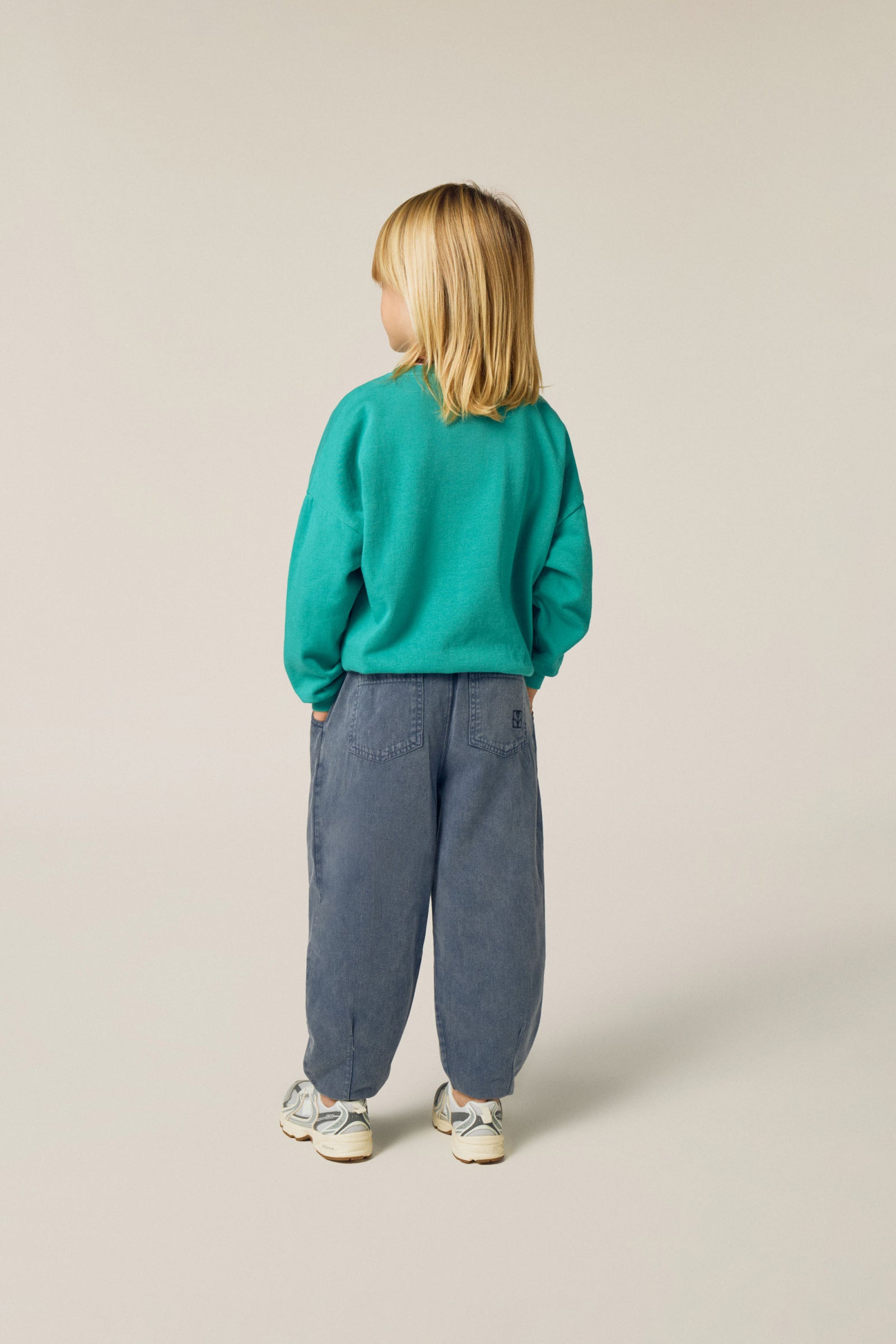 The Campamento - blue washed trousers - blue