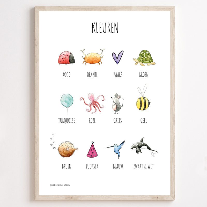 juulz poster kinderen kleuren