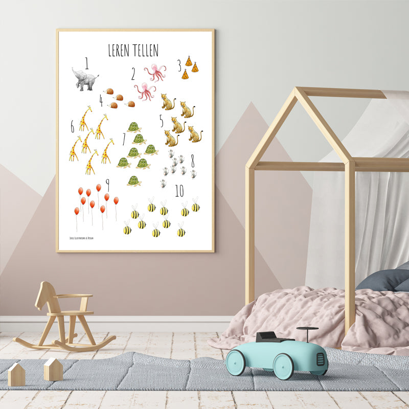 Juulz - poster - leren tellen