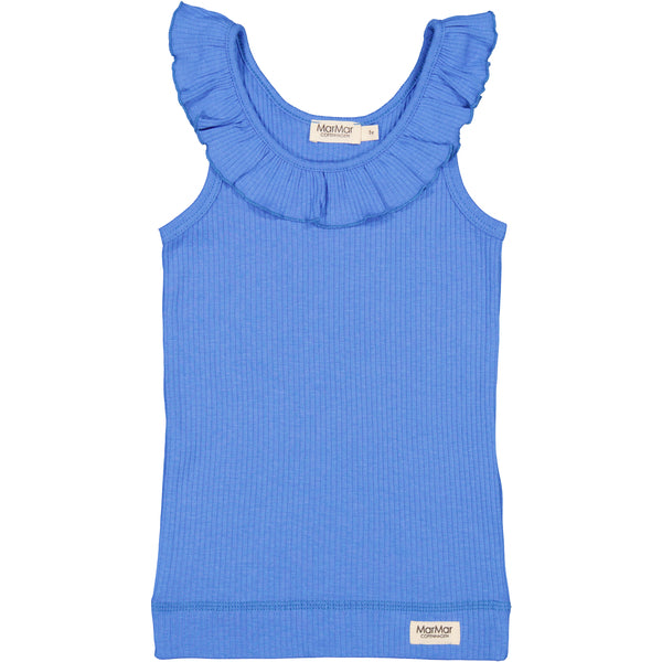 MarMar - tshirt fine rib - vivid blue