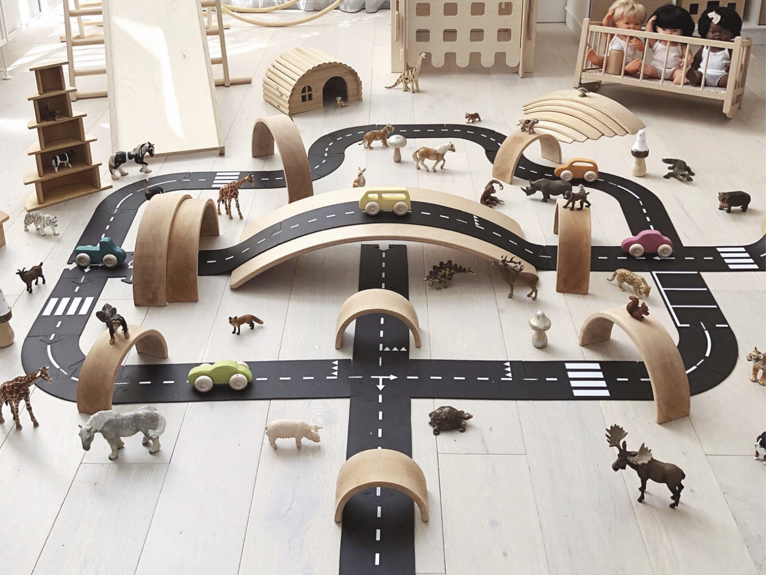 Waytoplay - flexibele autobaan - king of the road 40-delig