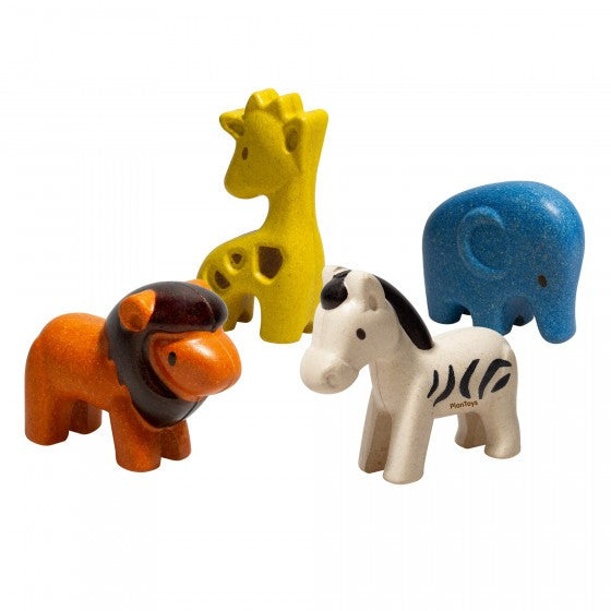PlanToys speelgoed dierenset jungle baby