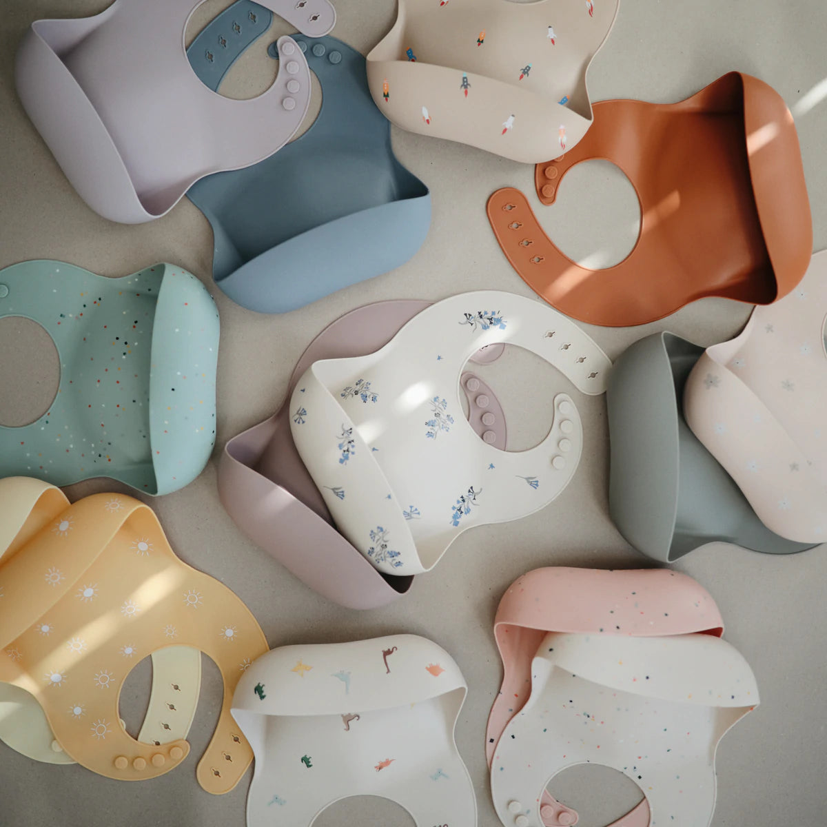 Mushie - slabben - peach terrazzo