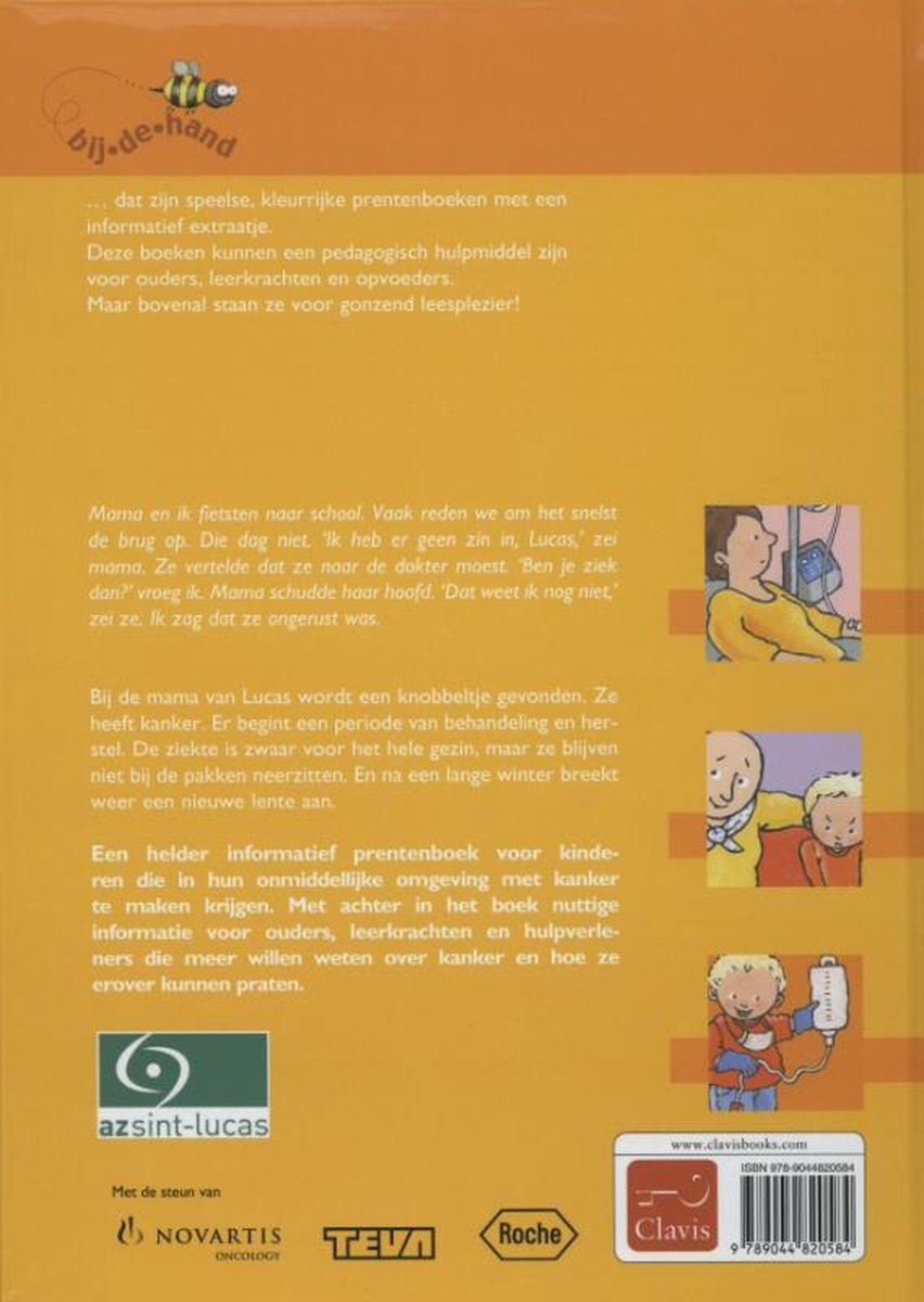 Clavis - boek - Lucas en de ziekte die kanker heet