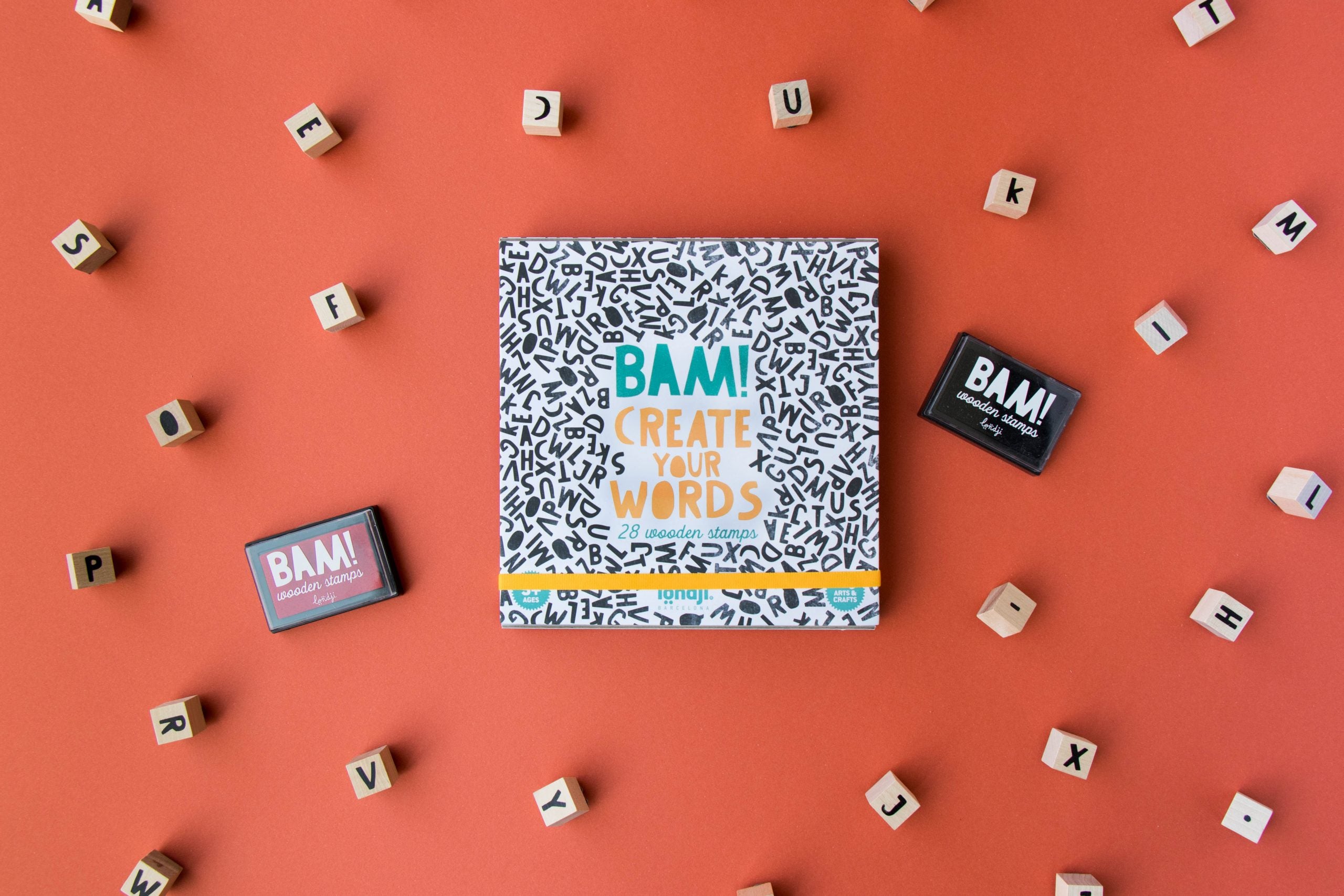 Londji - stempelset - bam! words