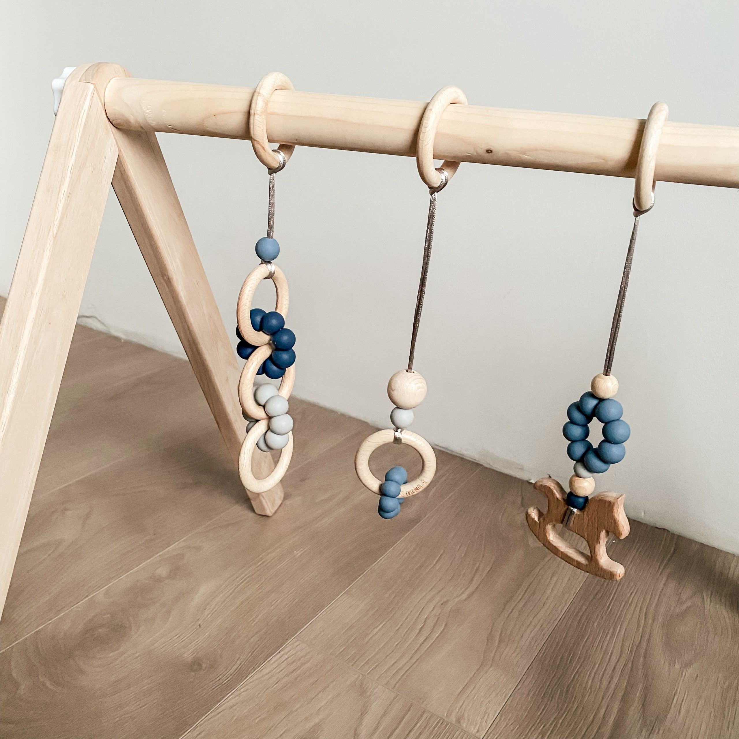 Friemel - babygym hangers - petrol (play horse)