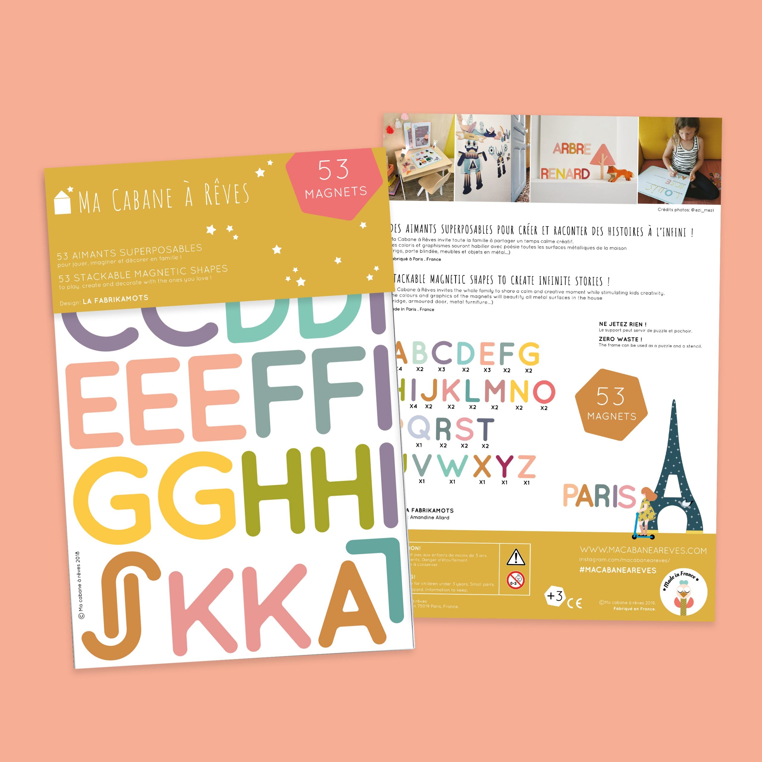 hoofdletters magneetset