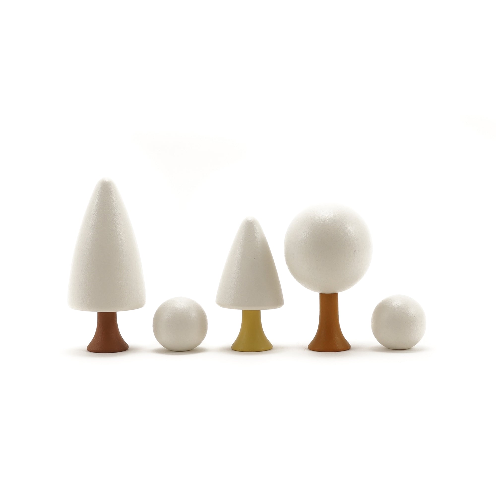 Clicques - houten magneetfiguurtjes - flora winter