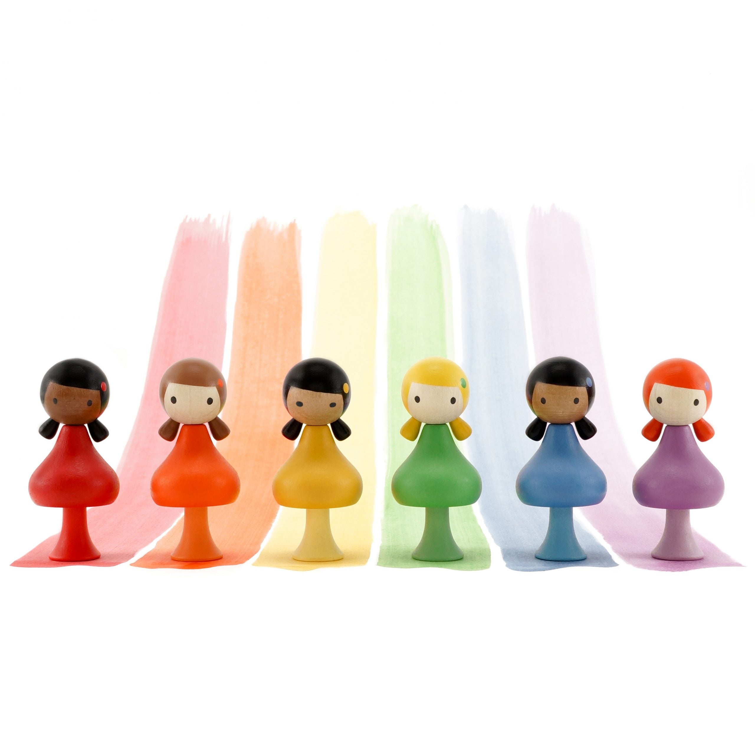 clicques houten set figuurtjes magnetisch