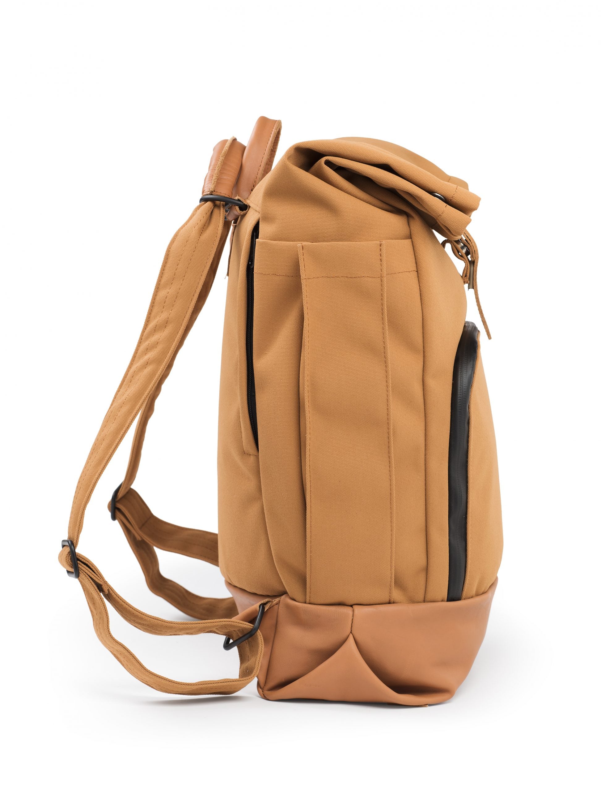 Dusq - family bag - canvas sunset cognac