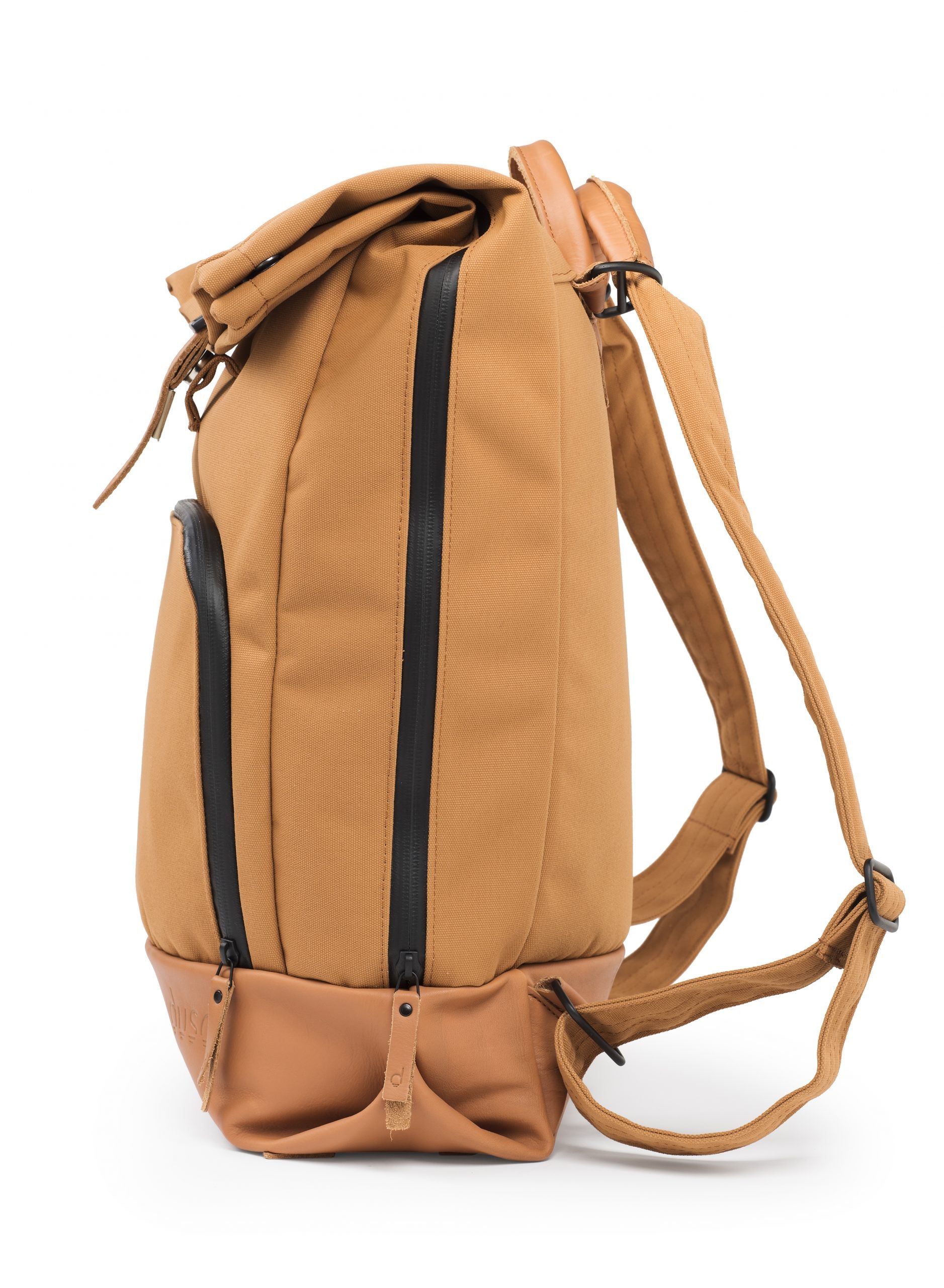 Dusq - family bag - canvas sunset cognac