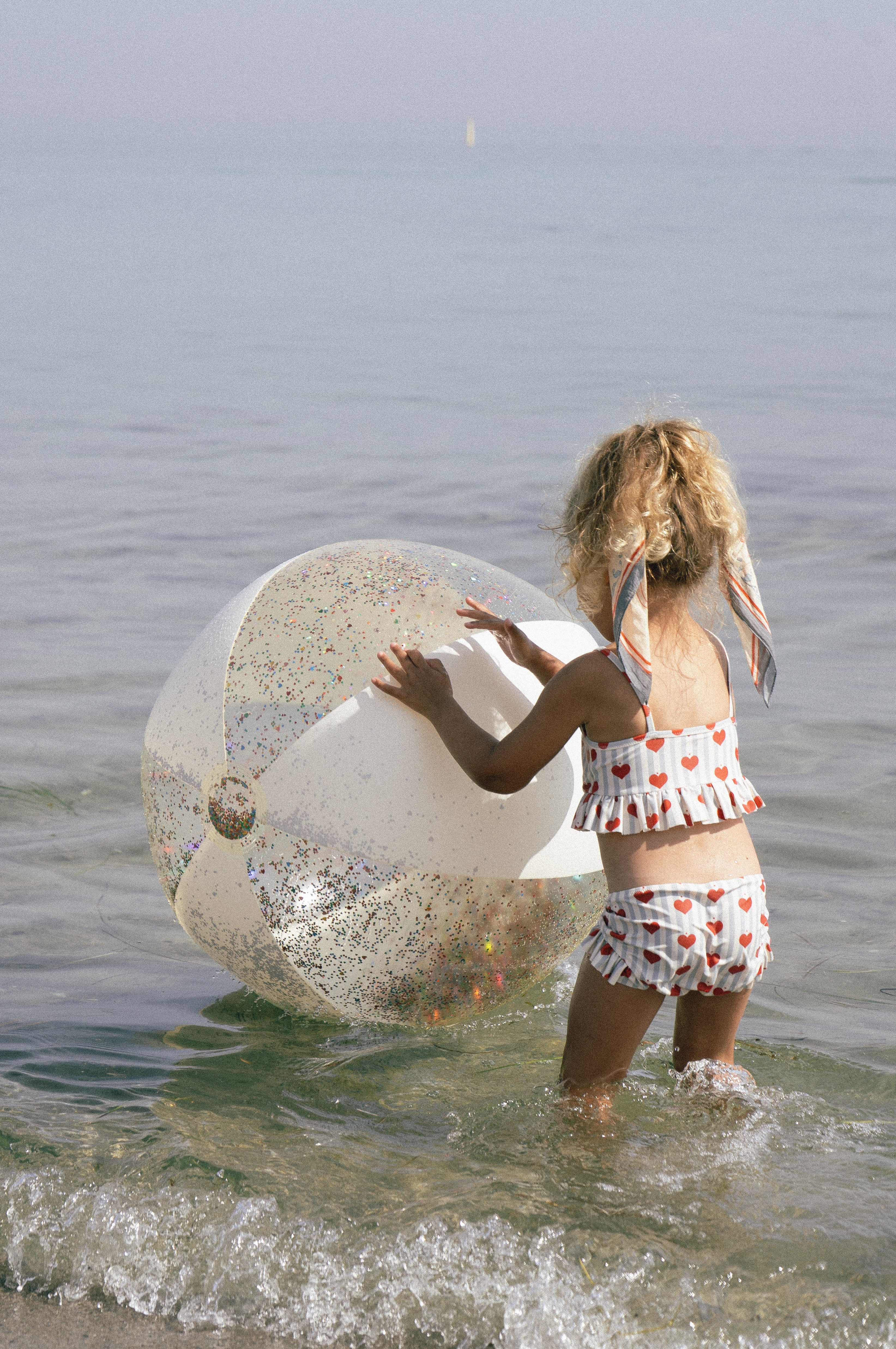 Konges Slojd - beach ball large - transparent cream