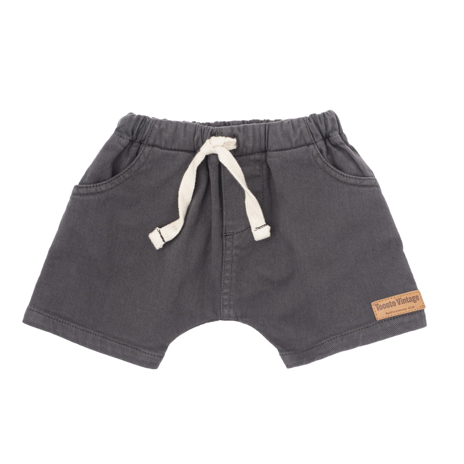 Tocoto Vintage - short - denim dark grey