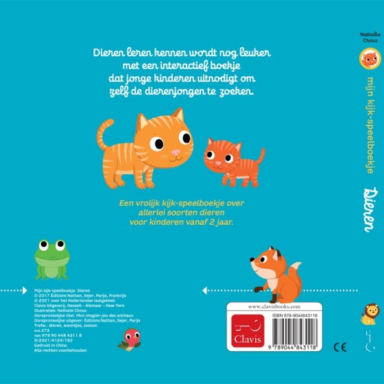Clavis - mijn kijk & speelboekje - dieren